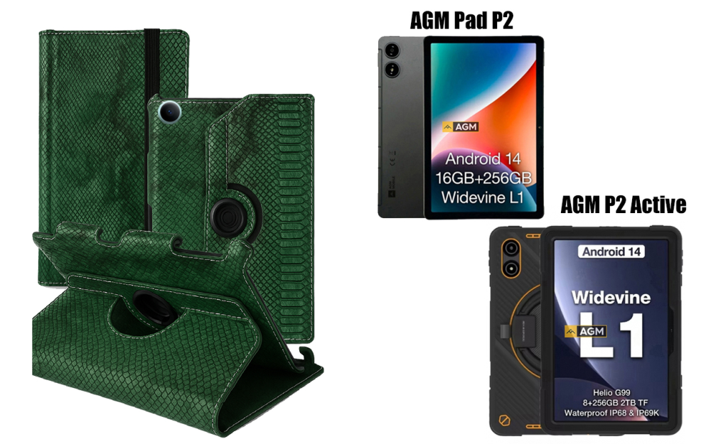 Чехол Spinner360 для планшета AGM Pad P2, P2 Active, цвет Reptyliya Киев - изображение 1