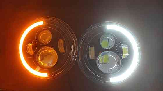 Передні лед фари Нива ВАЗ 2121, ВАЗ 2101, ГАЗ24, УАЗ. LED фари Світлодіодна led фара робоча Харків