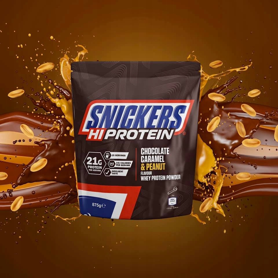 Протеїн Mars Nutrition Snickers Hi Protein Powder 455 г, Chocolate, Caramel &amp; Peanut Flavour Луцьк - фото 2
