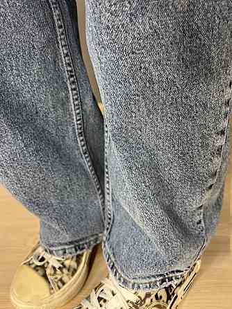 Джинсы женские SESSANTA 8403 skater jeans широкие бананы косые карманы высокая посадка стрейчевые св Одесса