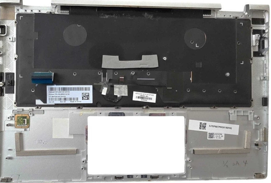 Оригінальна клавіатура HP Elitebook X360 1030 G4 L70776 з підставкою для рук. Харків - фото 5