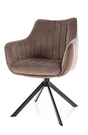 Стілець AZALIA VELVET чорний каркас/капучино BL.38 Киев