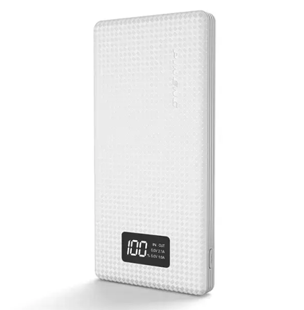 Портативний зовнішній акумулятор Pineng PN-963 10000 mAh Power Bank Білий Вінниця - фото 3