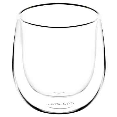 Набір склянок Ardesto з подвійними стінками BR 120 мл 2 шт прозорий (AR2612BR) Вінниця