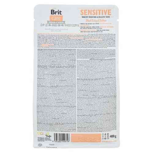 Корм сухой Brit Care Cat Grain Free Sensitive HDigestion Delicate Taste для кошек с чувствительным пищеварением индейка и лосось 40 Киев