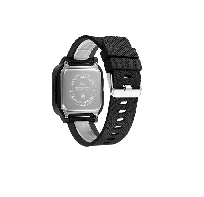 Мужские наручные часы Skmei 1894 (Черный с белым циферблатом) Винница - изображение 11