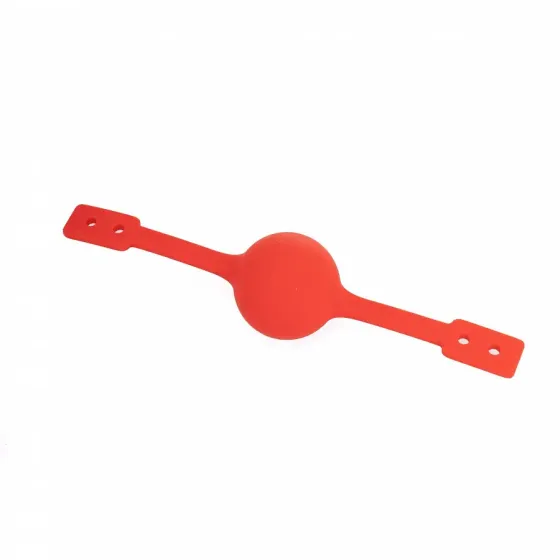 Шкіряний кляп з 2-ма насадками LOCKINK Ball-Gag & Gag-bite Set - Black Львів