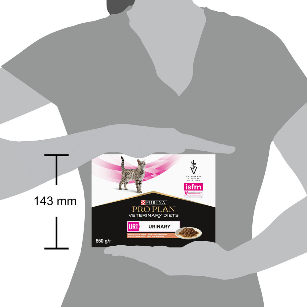 Влажный диетический корм PRO PLAN VETERINARY DIETS UR ST/OX Urinary для взрослых кошек для растворения и снижения образования струвитных камней, кусоч Киев - изображение 4