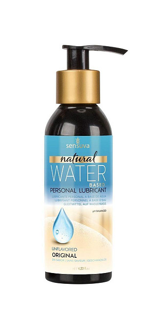 Лубрикант на водній основі Sensuva Natural Water-Based (125 мл), без гліцерину та парабенів Sex Aura Київ - фото 1