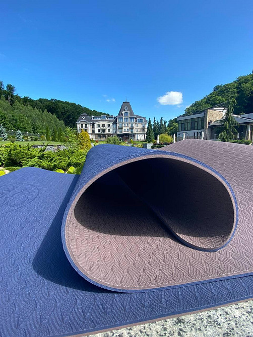 Килимок для йоги та фітнесу PowerPlay 4150 TPE Premium Performance Mat Синій (183x61x0.6) Луцьк - фото 4