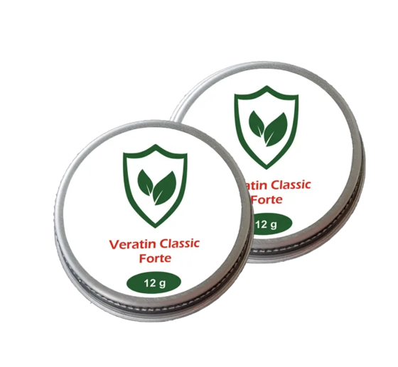 Крем для сухой, потрескавшейся кожи, от купероза и розацеа Veratin Classic Forte Flosvita, 12 г банка Харьков