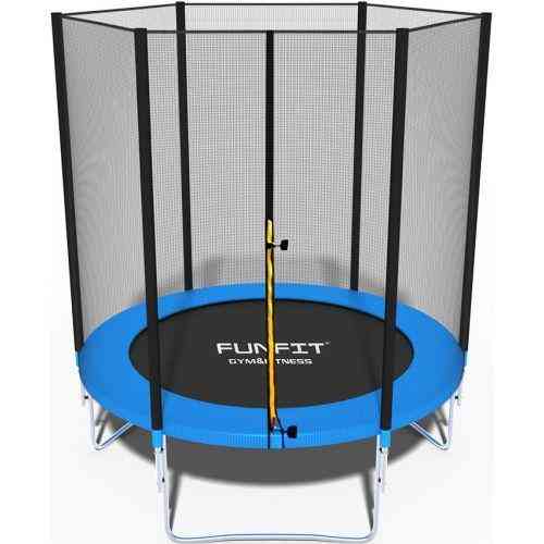 Батут Funfit 6ft (183см) синій з зовнішньою сіткою Киев