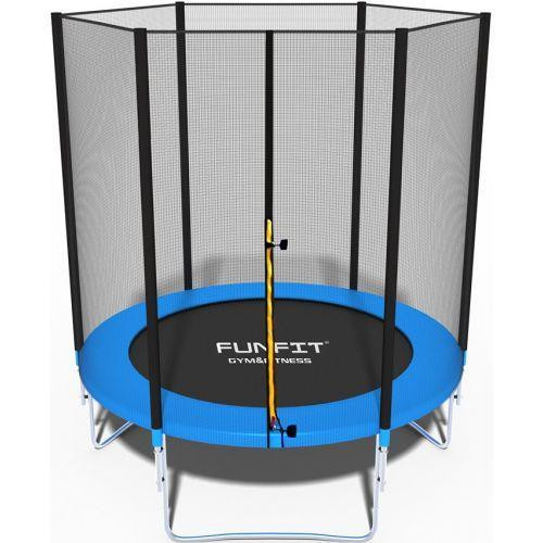 Батут Funfit 6ft (183см) синій з зовнішньою сіткою Киев - изображение 2