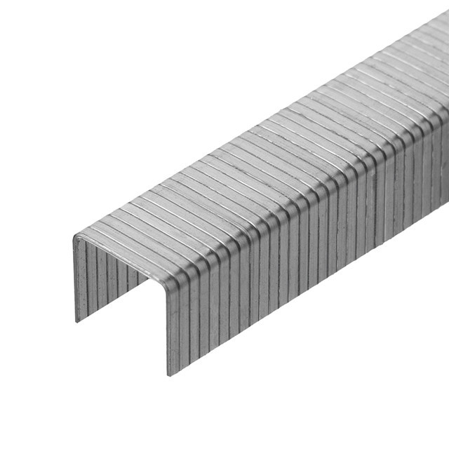 Скоба гартована 10 мм, ширина 11,3 мм, перетин 1,20 мм, 1000 шт/упак INTERTOOL RT-0150 Київ - фото 3