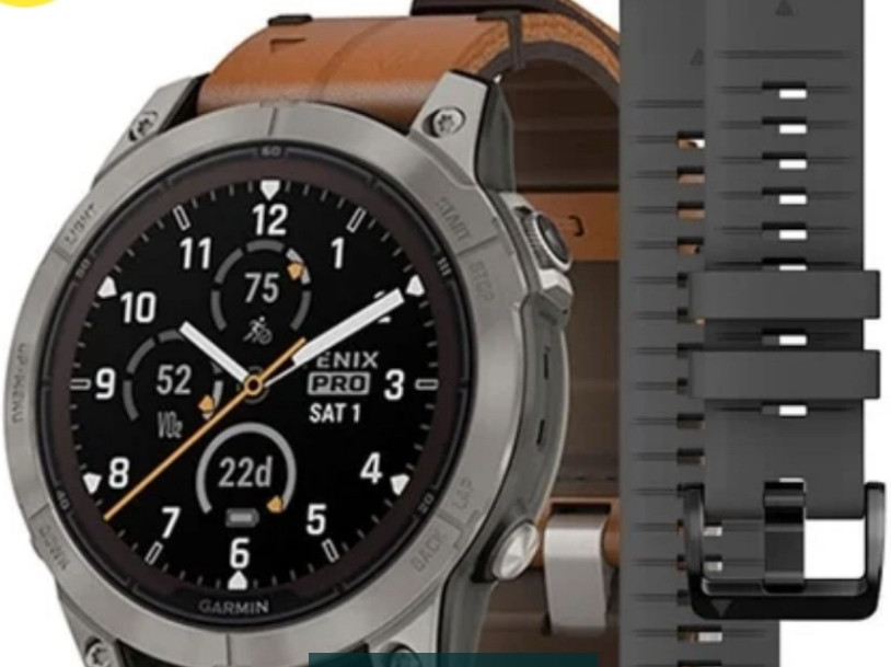 Смарт -Часы Garmin Fenix 7X Sapphire Solar Titanium Киев - изображение 8