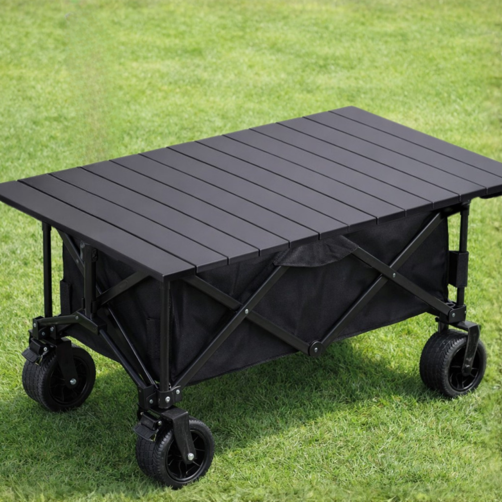 Набір візок з стільницею 78х45см складні для кемпінгу перевезення речей, багатоцільовий об'єм 90 л для походів на природу Кам'янець-Подільський - фото 2