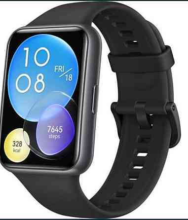 СМАРТ - Часы: HUAWEI Watch Fit 2 Midnight Black/ Sakura Pink. Киев