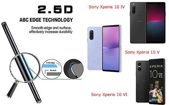 Захисне скло ArmorGlass для Sony Xperia 10 IV, Xperia 10 V, Xperia 10 VI – стійке до подряпин та ударів Київ