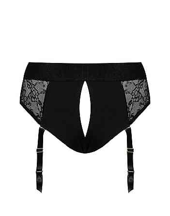 Мереживні трусики для страпона з підв’язками для панчіх Strap-On-Me DIVA HARNESS - XS Sex Aura Київ