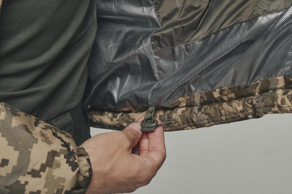 Військова зимова чоловіча піксельна куртка утеплювач TERMOLOFT куртка на Omni-Heat з капюшоном WAR Львів - фото 3