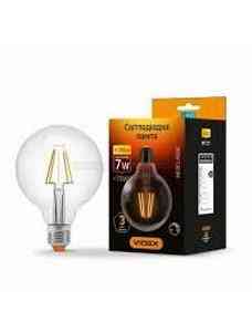 Лампа G95 7W E27 4100К 220V Filament D LED Videx Житомир