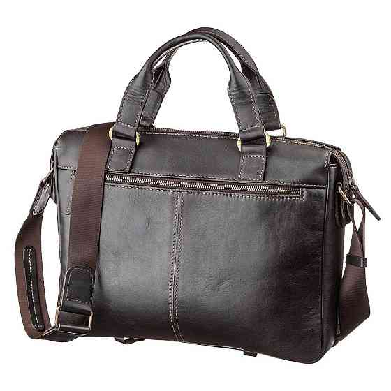 Сумка чоловіча SHVIGEL 11138 шкіряна Коричнева Київ