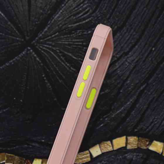 Чехол Funda Bumper Mat Case for iPhone 12Mini Pink Киев