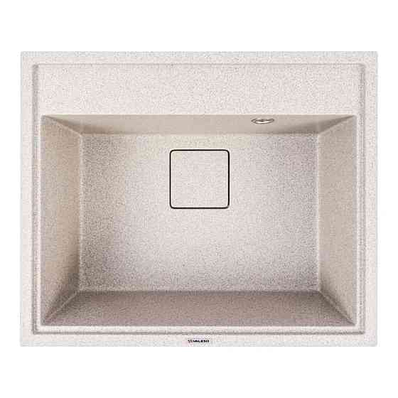 Гранітна мийка VALESO SHERLIT 6050 матова Чорна Коломыя