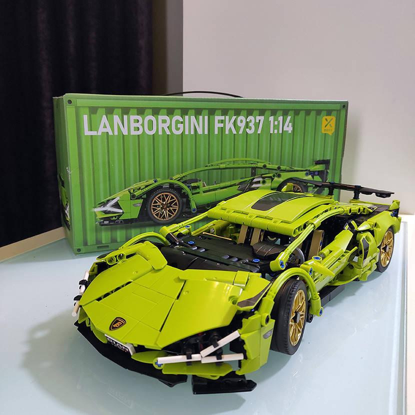 Конструктор Technic Lamborghini Sian FK937, 1280 деталей, масштаб 1:14 — спортивна машина Ламборджині FKP 37 Київ - фото 3
