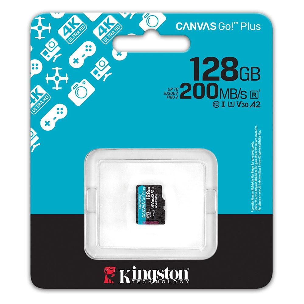 Карта пам'яті microSDXC (UHS-1 U3) Kingston Canvas Go! Plus 128Gb class 10 A2 V30 (R200MB/s) Київ - фото 2