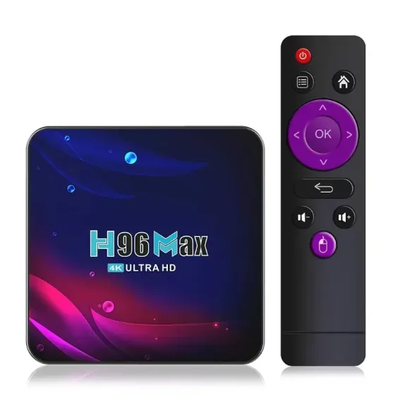 Смарт ТВ приставка H96 MAX V11 4/64 Гб Android 11 Smart TV Box Андроїд ТВ бокс Київ