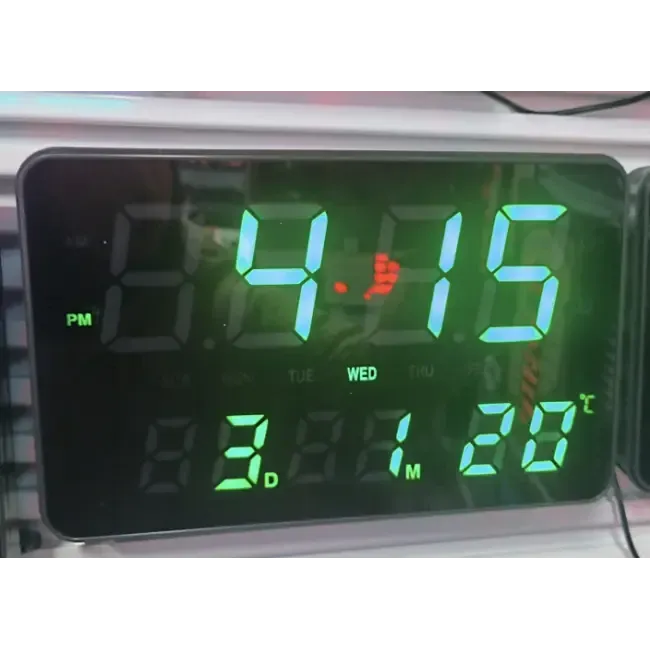 Електронний Годинник 100x50x20 мм на батарейках 2ААА 2508 Одеса - фото 2