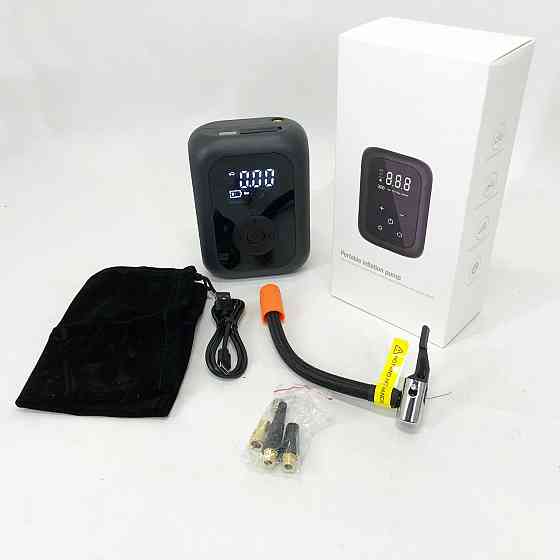 Компресор для підтримки тиску в шинах CZK-4234, Портативний повітряний насос, Компресор підкачки шин AF-13 Львів