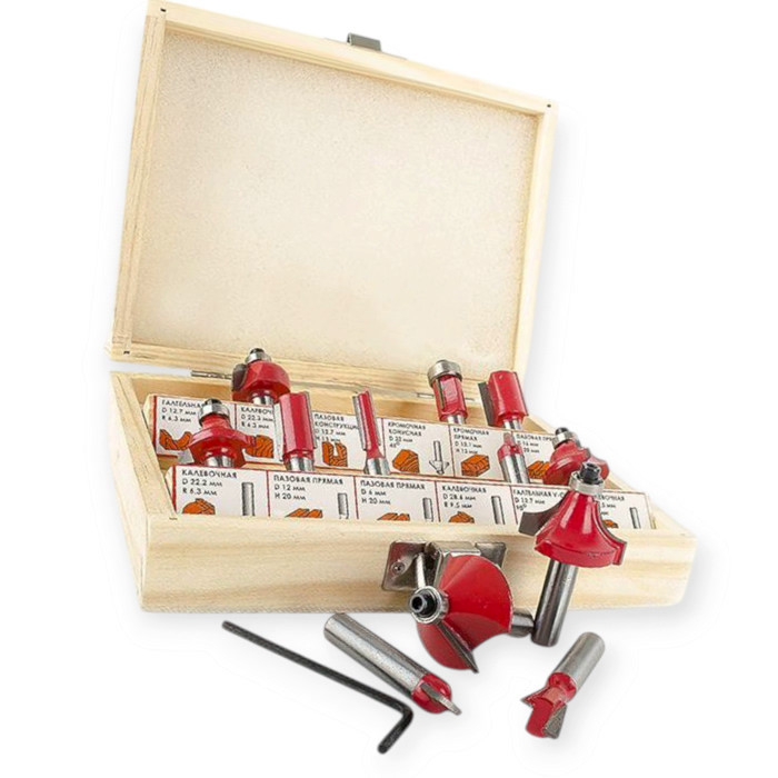 Набір фрез по дереву 12шт Мукачево - фото 1