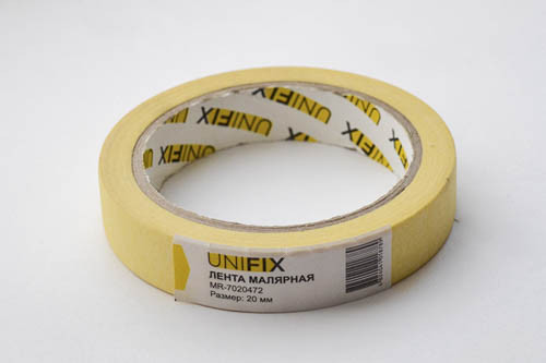 Лента клейкая малярная 20мм*40м MR-7020472 UNIFIX Ровно - изображение 1