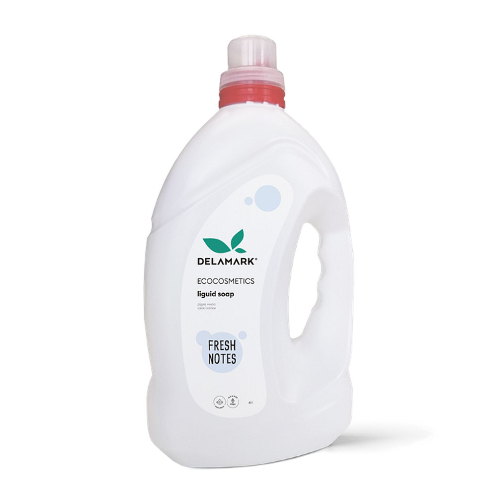 Мило рідке косметичне Свіжі нотки De La Mark 4 л Київ - фото 2