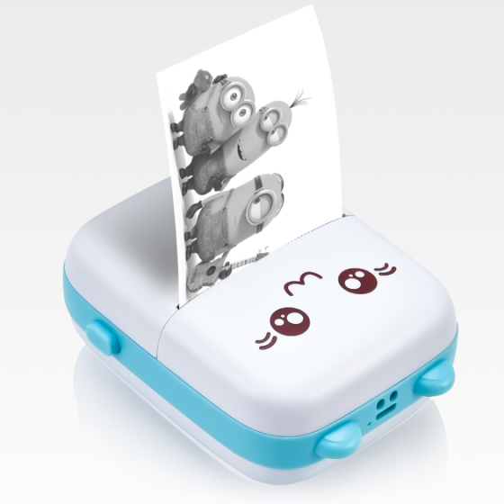 Дитячий портативний термопринтер Mini Printer (Блакитний) Вінниця