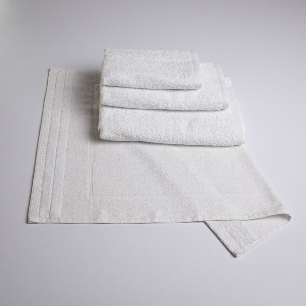 Набір банний махровий 4шт GM Textile 50х70см, 40х70см, 50х90см, 70х140см (Білий) Суми - фото 1