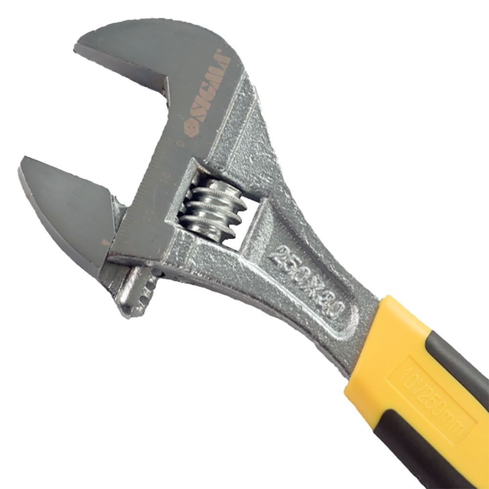 Ключ разводной 150мм CrV (обрезиненная рукоятка) SIGMA (4101011) Ровно - изображение 5