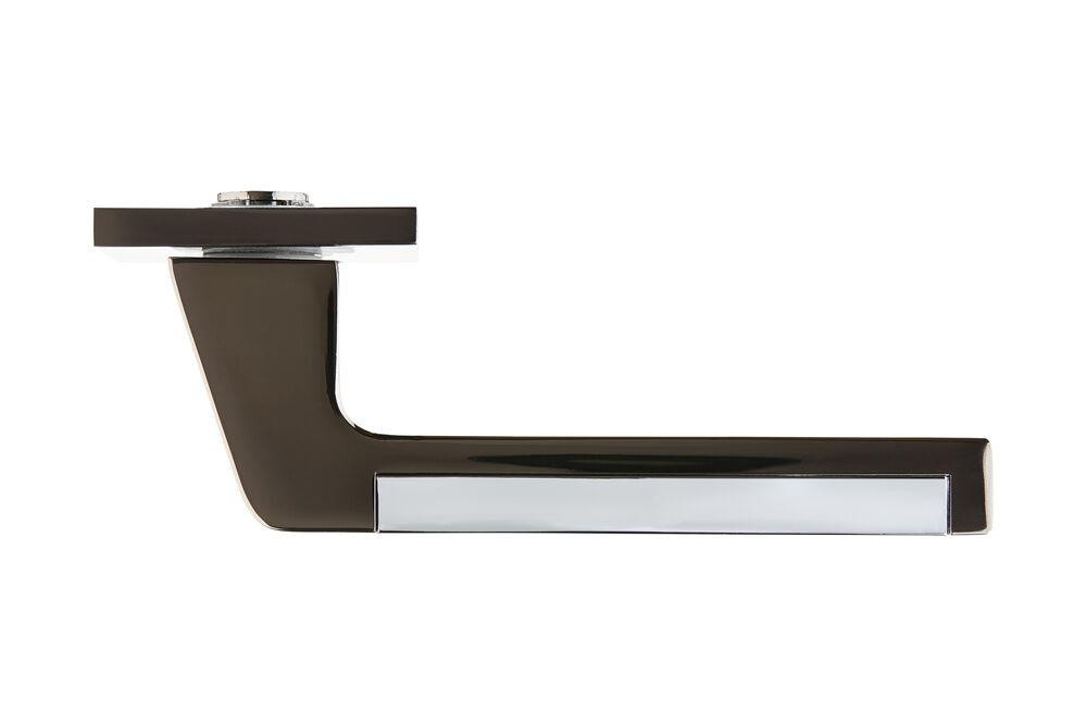 Ручки Gavroche WOLFRAMIUM BN/CP  черний никель со вставкой хром Киев - изображение 3