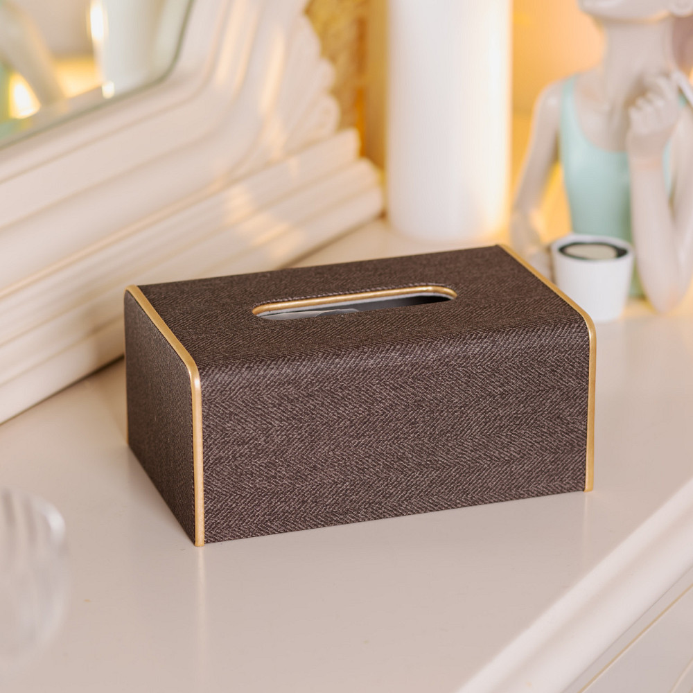 Салфетница горизонтальная 21х13х9 см для салфеток на стол Коричневый HP-3-118BR Киев - изображение 6