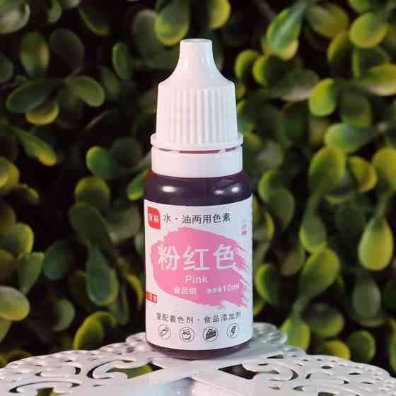 Пищевой краситель розовый - 10г, материал: пигментные чернила, для тортов, печенья, мастики, мыла и т.д. Киев