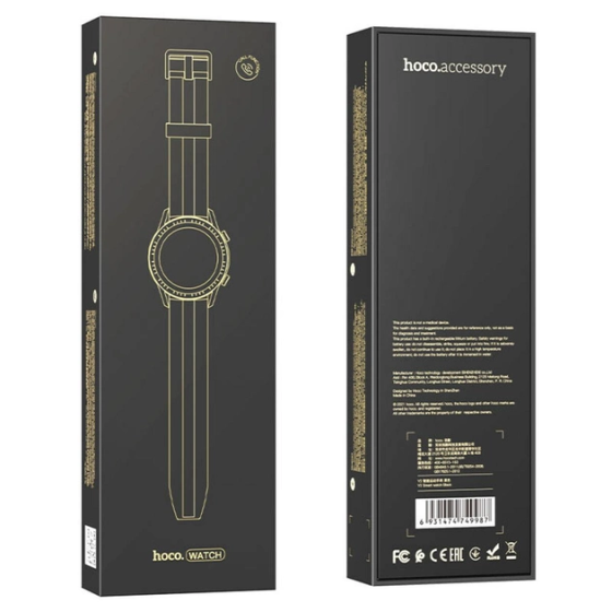 Розумний годинник Smart Watch Hoco Y2 Pro з магнітною зарядкою (Black) Вінниця