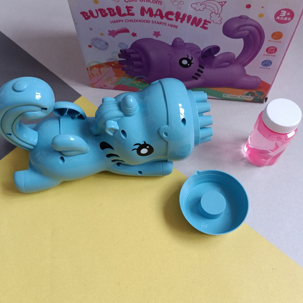 Генератор мильних бульбашок на батарейках у формі Єдинорога Київ - фото 2