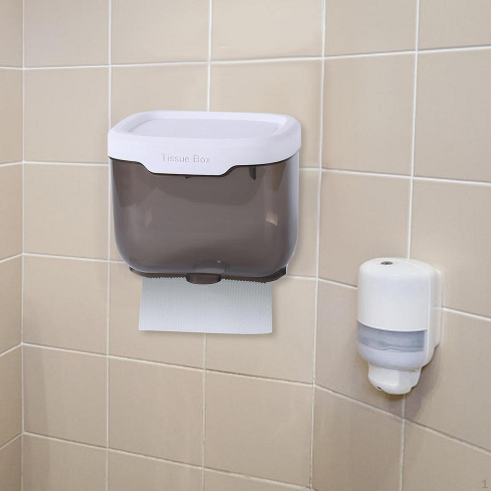 Пластиковий органайзер-тримач для туалетного паперу з поличкою Tissue Small Вінниця - фото 3