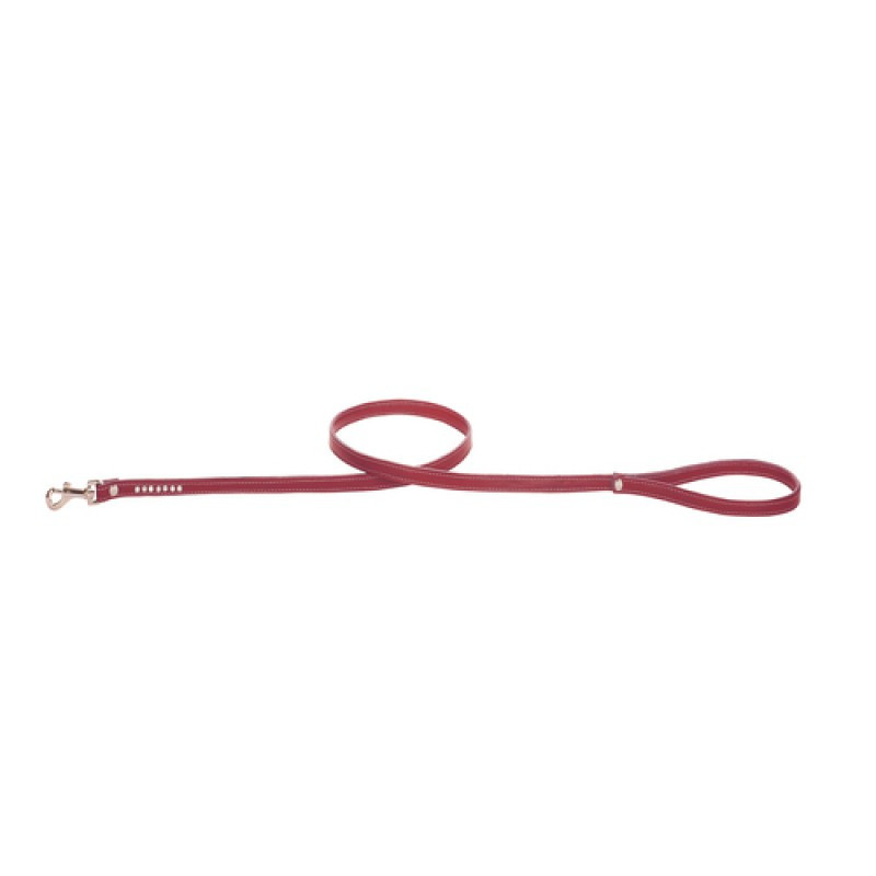 7372 Повідець 12мм "ЛЮКС" 1 стор. прикрашений стразами Червоний Вінниця - фото 1