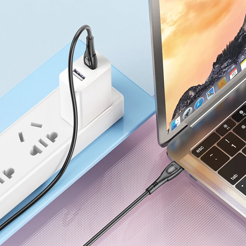 Кабель BOROFONE BX98 Type-C to Type-C Superior 60W charging data cable Black Київ - фото 5