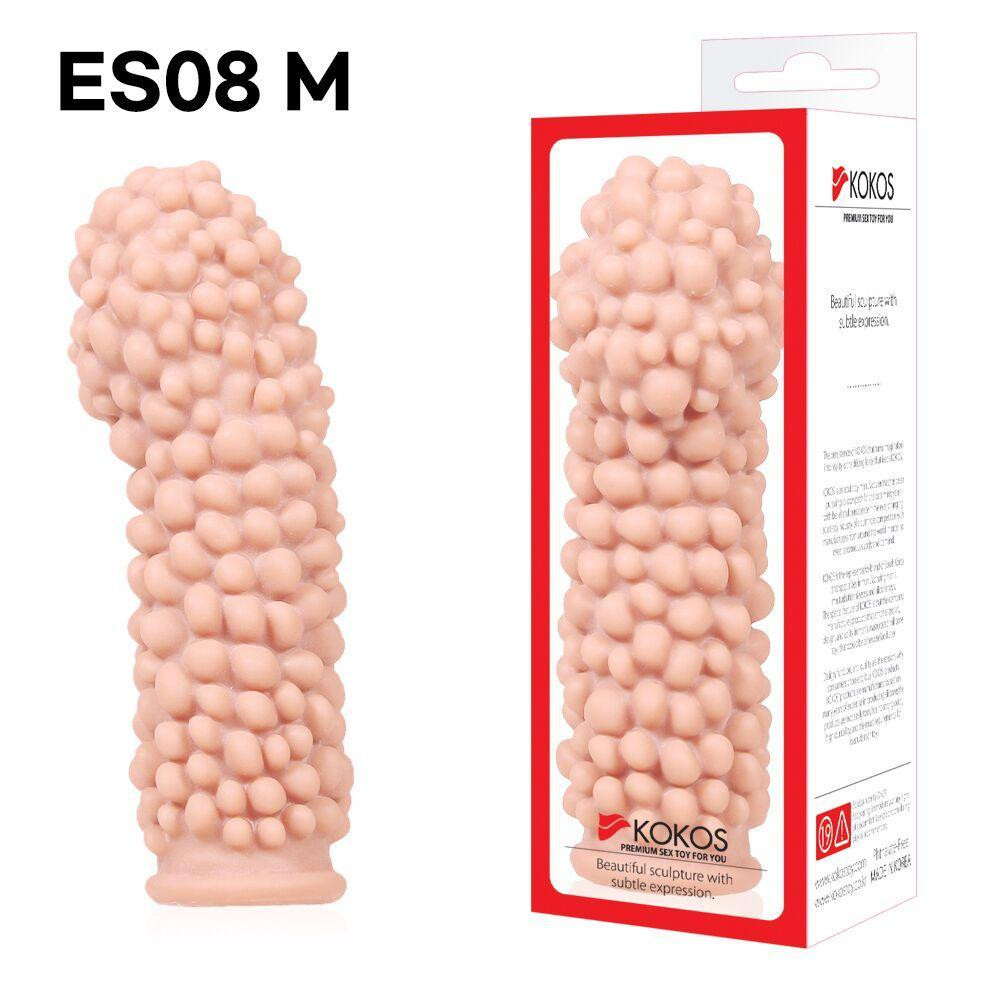 Насадка на член Kokos Extreme Sleeve ES.08 размер M, утолщающая, стимулирующий рельеф Sex Aura Киев - изображение 3