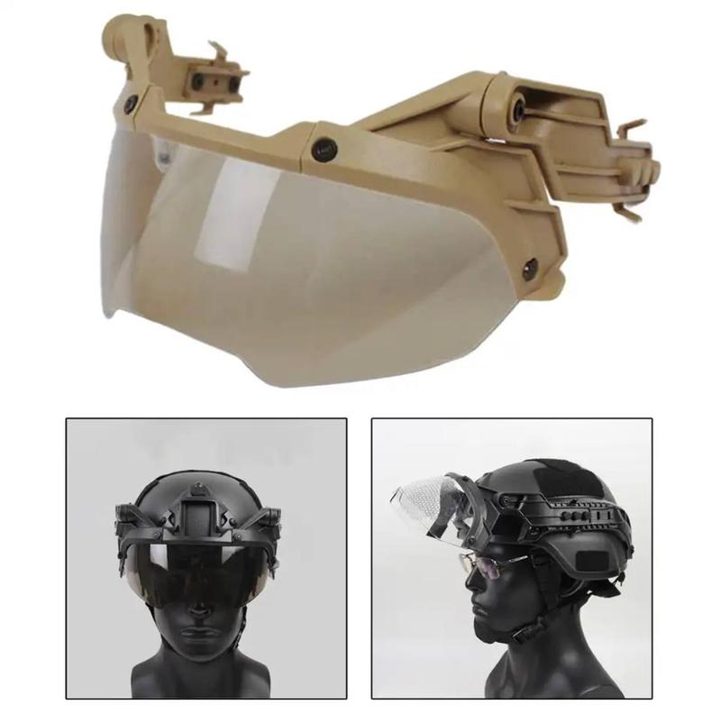 Тактичні захисні окуляри Vulpo фліп із затемненим склом Койот Вінниця - фото 5