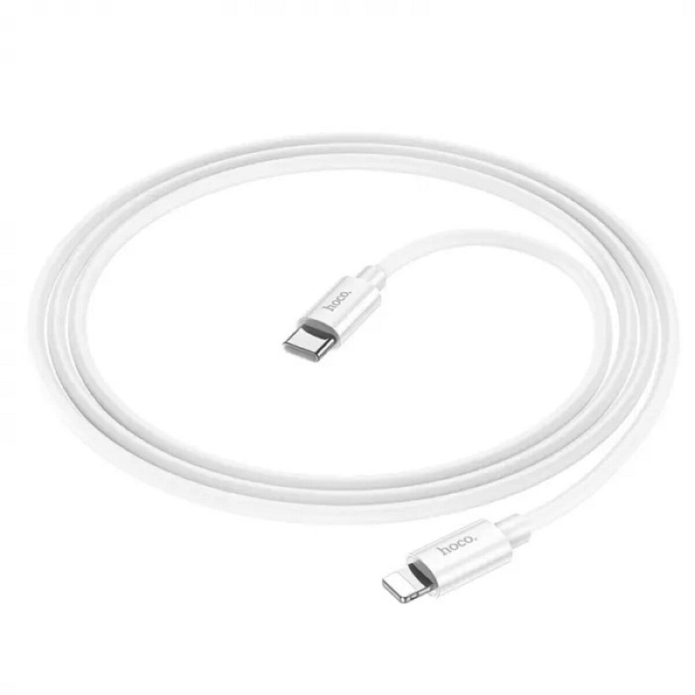 Кабель HOCO X87 Magic silicone PD charging data cable for iP White Киев - изображение 3